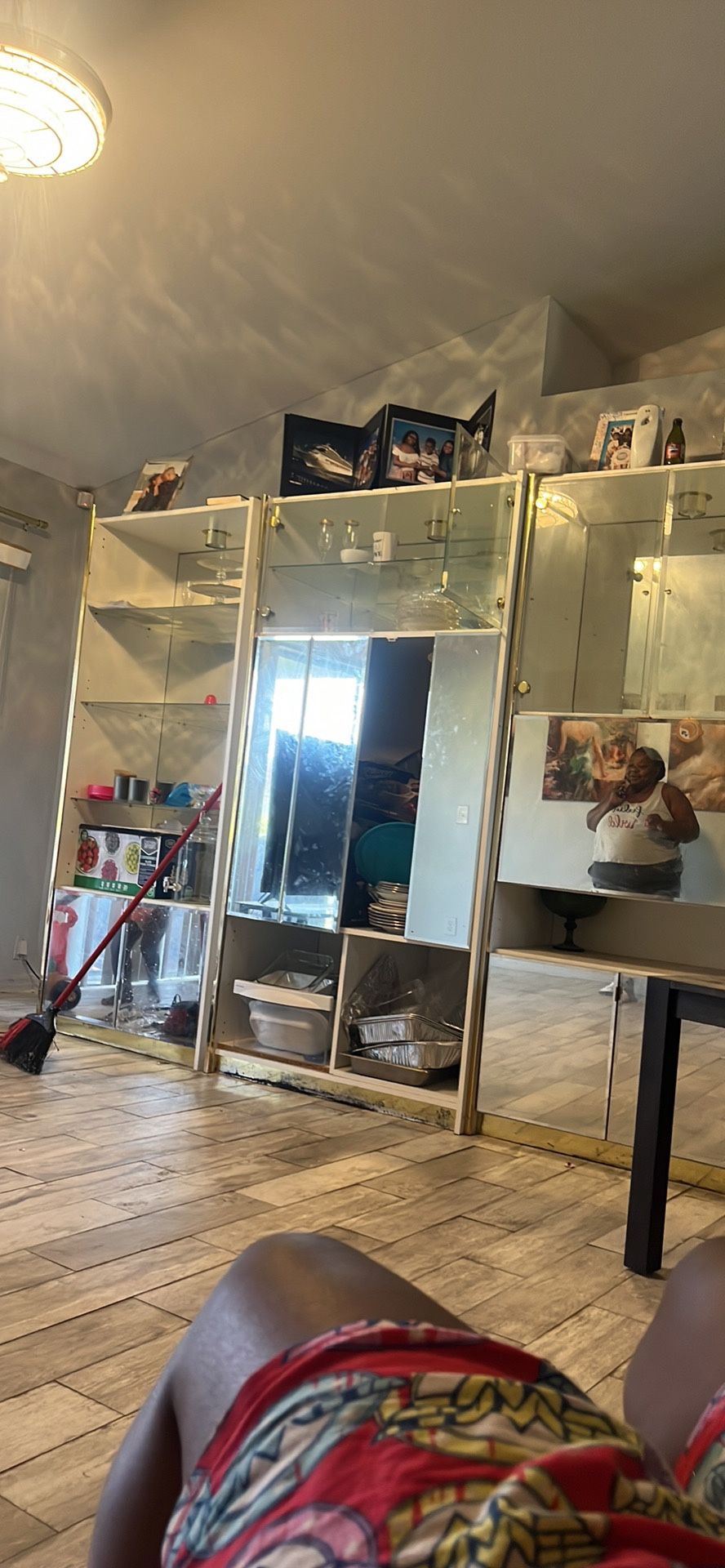 Couch Set And Glass Entertainment