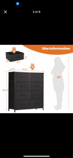 8 drawer dresser