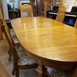 Pecan Extending Dining Table