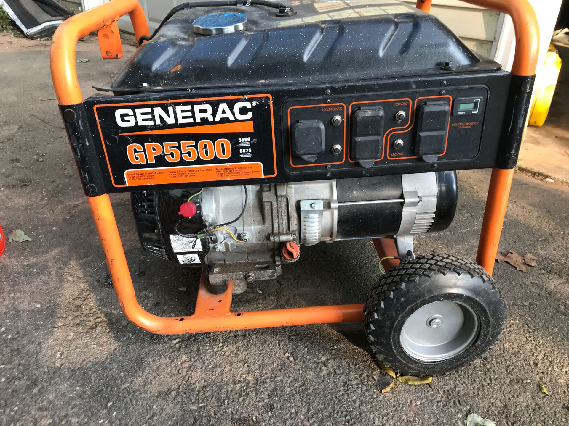 Generac gp5500 generator