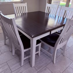 Oak Dining table and chairs