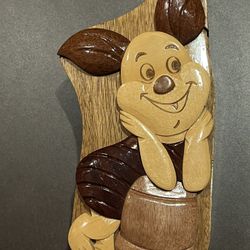 Vintage Piglet Puzzle Box Jewelry Box