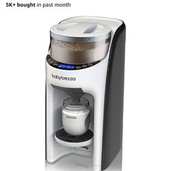 Baby Brezza New and Improved Formula Pro Advanced Formula Dispenser Machine - Automatically Mix a Warm Formula Bottle Instantly - Easily Make Bottle w