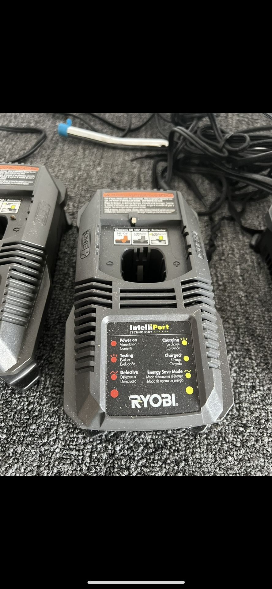 One RYOBI charger