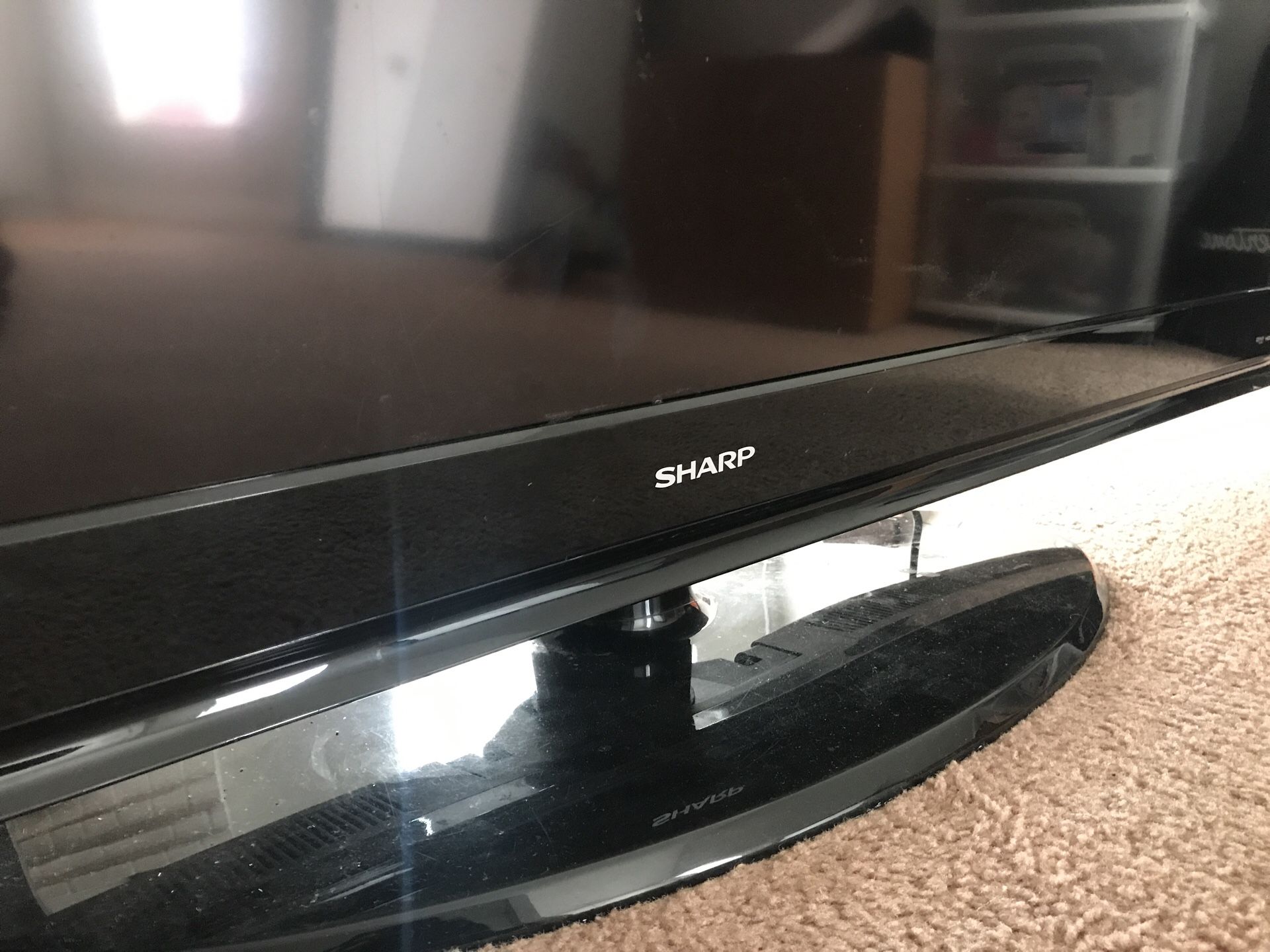 60” Sharp 4K!!! 1080p Aquos TV { needs annual service}