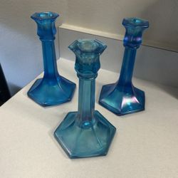 Blue candlesticks 