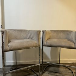 Velvet Bar Stools (set of 2)