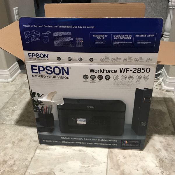 Brand New Epson WF-2850 Printer still in original box. Bought For Sublimation for Sale in 