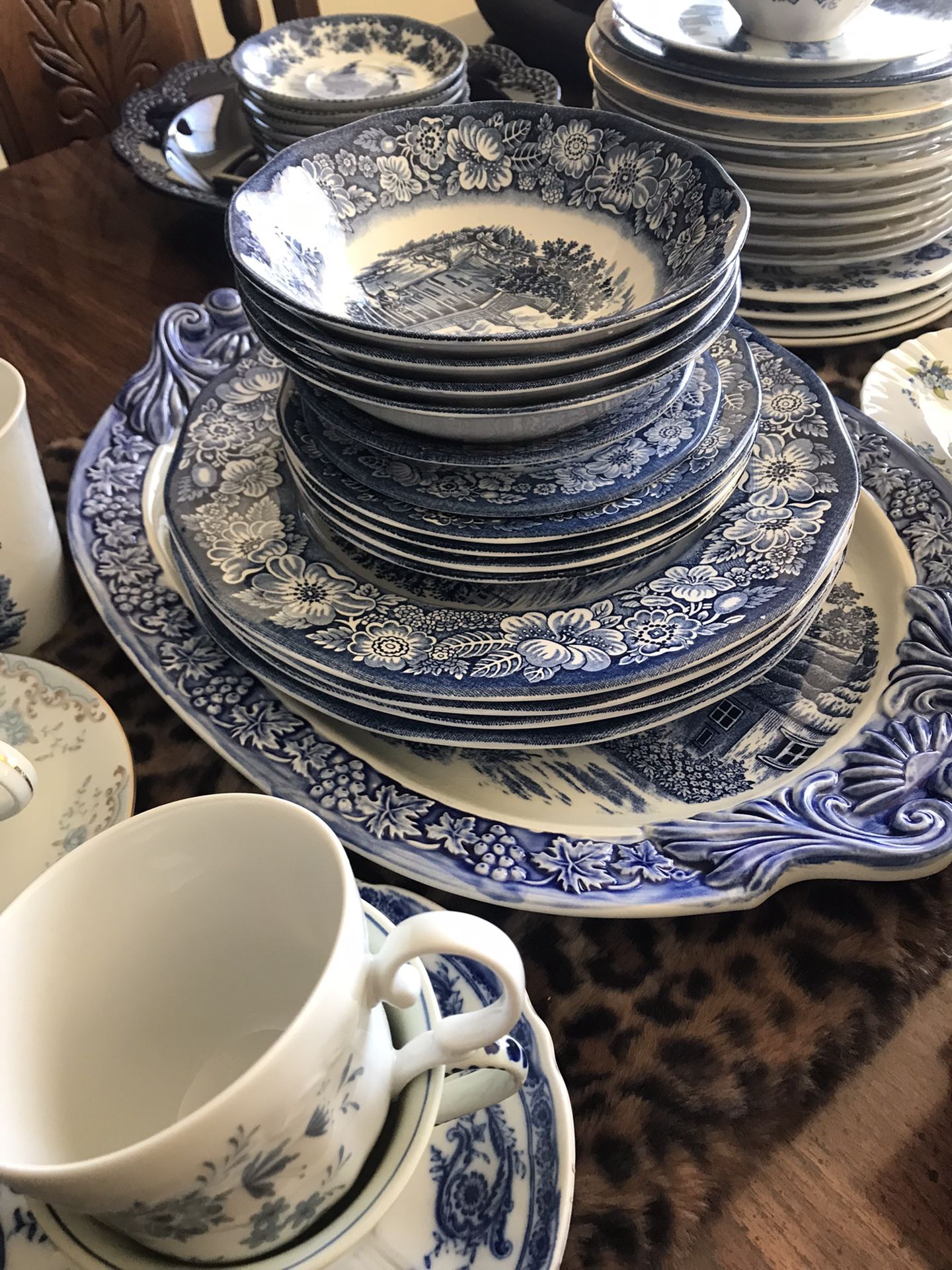 Vintage Dishes, Silverware & Teapots