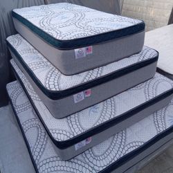 Full Size Mattress Pillow Top 12"    New Mattress.     All Sizes In Stock