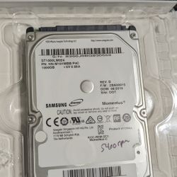 Segate 1TB 2.5inch SATA Hard Drive