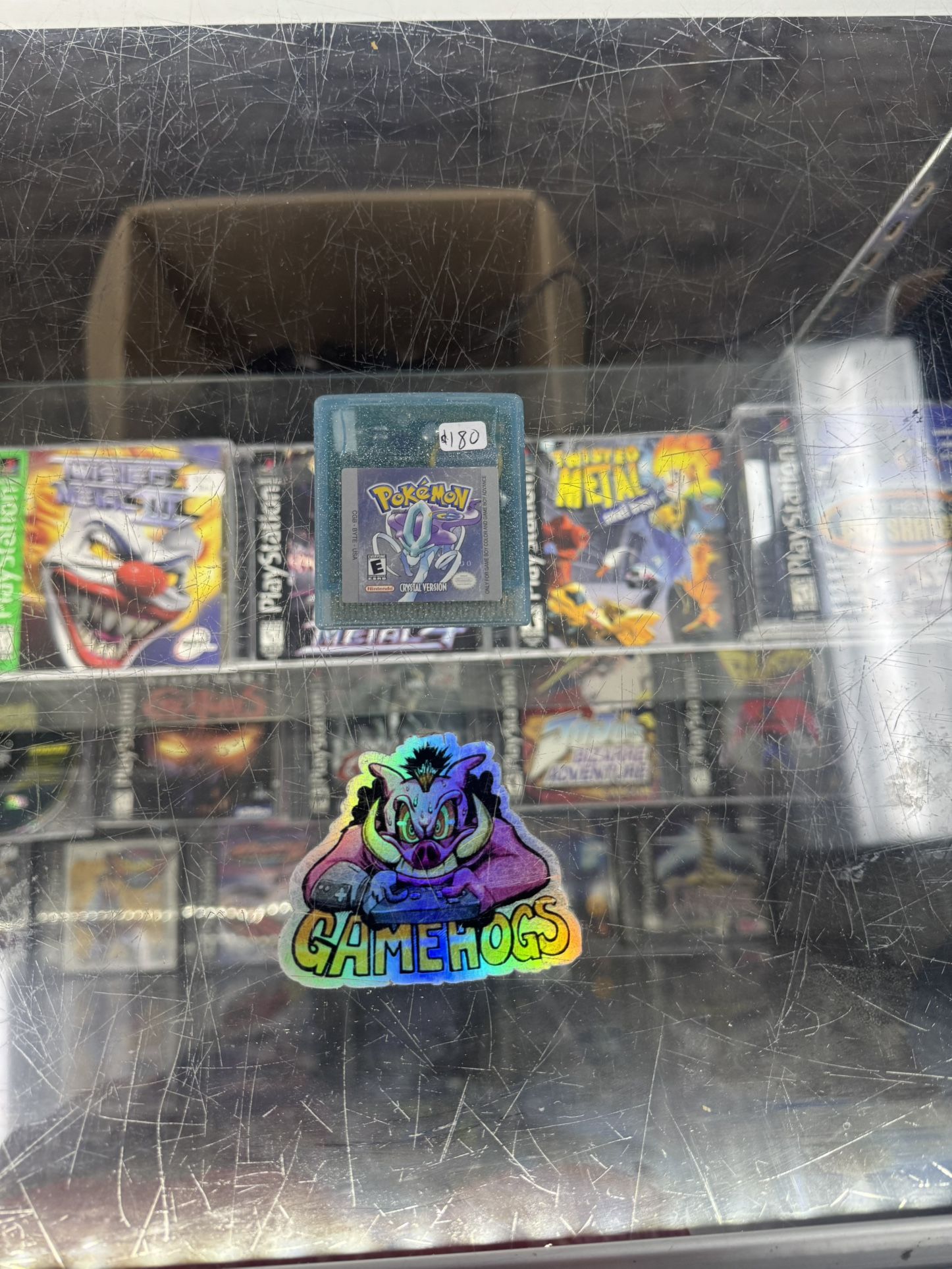 Pokemon Crystal Gameboy Color Authentic $180 Gamehogs 11am-7pm