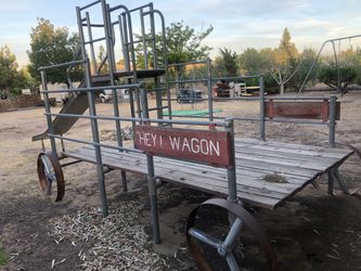 Large Vintage Park Playground Equipment
