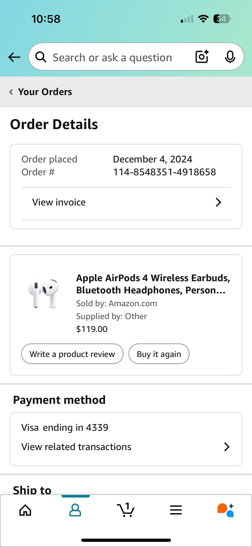 Airpod 4th Generation