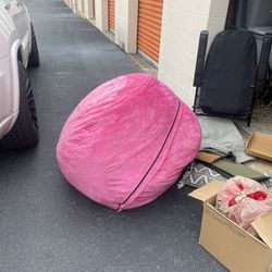Big pink Bean Bag 4x4 Feet 