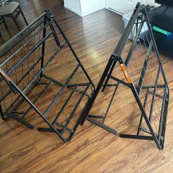 Queen Size Bed Frame In Metal/Steel - like New