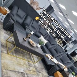 🤴 Sectional 3 Reclining Seats 👉Furniture Queen Bedrooms, Dining Table Sets Avail 