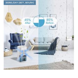 IMIKEYA Dehumidifier 900ml Portable Small Electric Dehumidifier with Auto Shut Off Ultra Quiet Air Cleaner Dehumidifier for Home Kitchen Wardrobe Bath