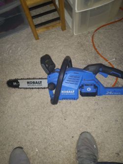 Kobalt 24v Chainsaw w/ battery