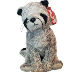 Ty Beanie Babies Bandito The Raccoon 6" with tags realistic 