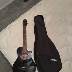 Yamaha APXT2 3/4-size Thinline Cutaway Acoustic-electric Guitar - Black