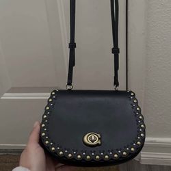 COACH Leather Crossbody Bag