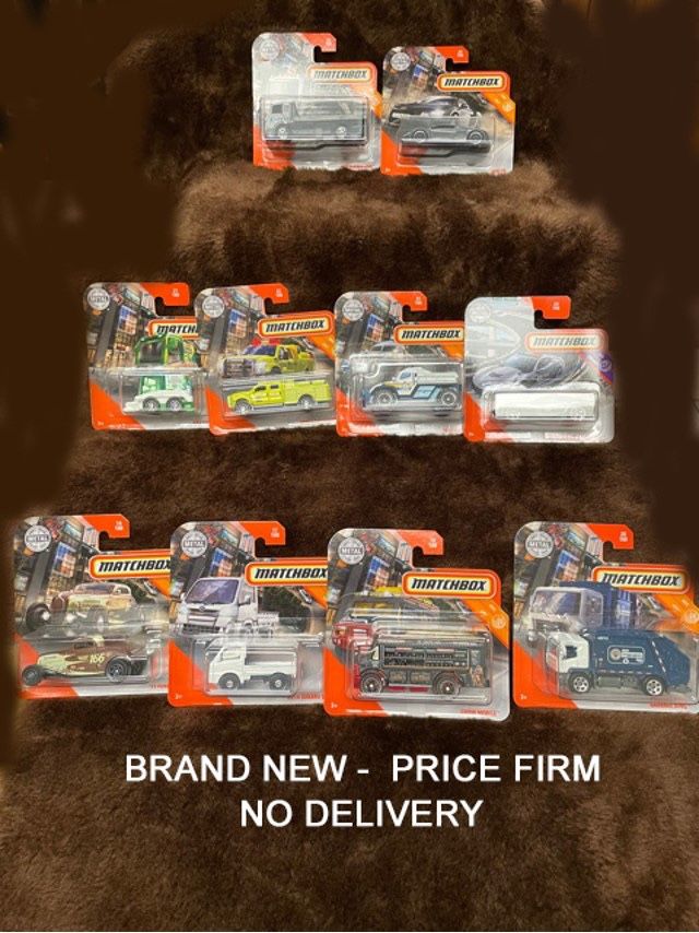 New, Price Firm, New, Second Numbered Set, 10 Different MBX City Series Unopened Package, Matchbox 1:64 Die Cast cars