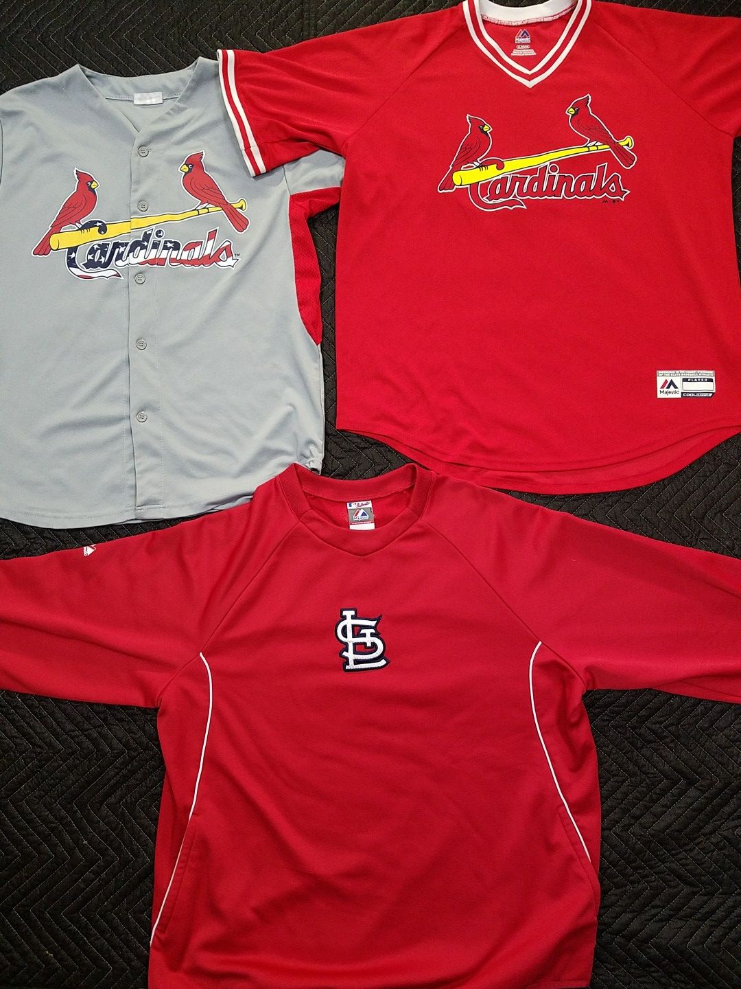 Cardinals Jersey and long sleeve sweatshirt