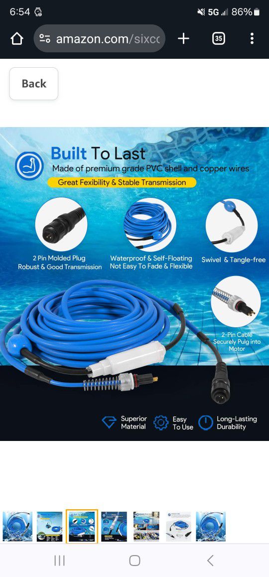 Dolphin Pool Cleaner Hose 
