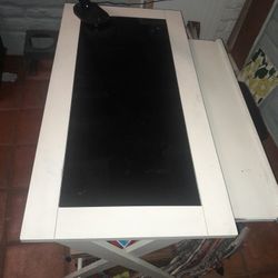 Wood And Glass  Desk