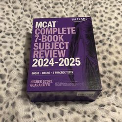 Kaplan Test Prep MCAT Complete 7-Book Subject Review 2024-2025