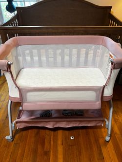 Pink bassinet