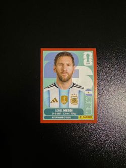 Messi 2026 panini red border