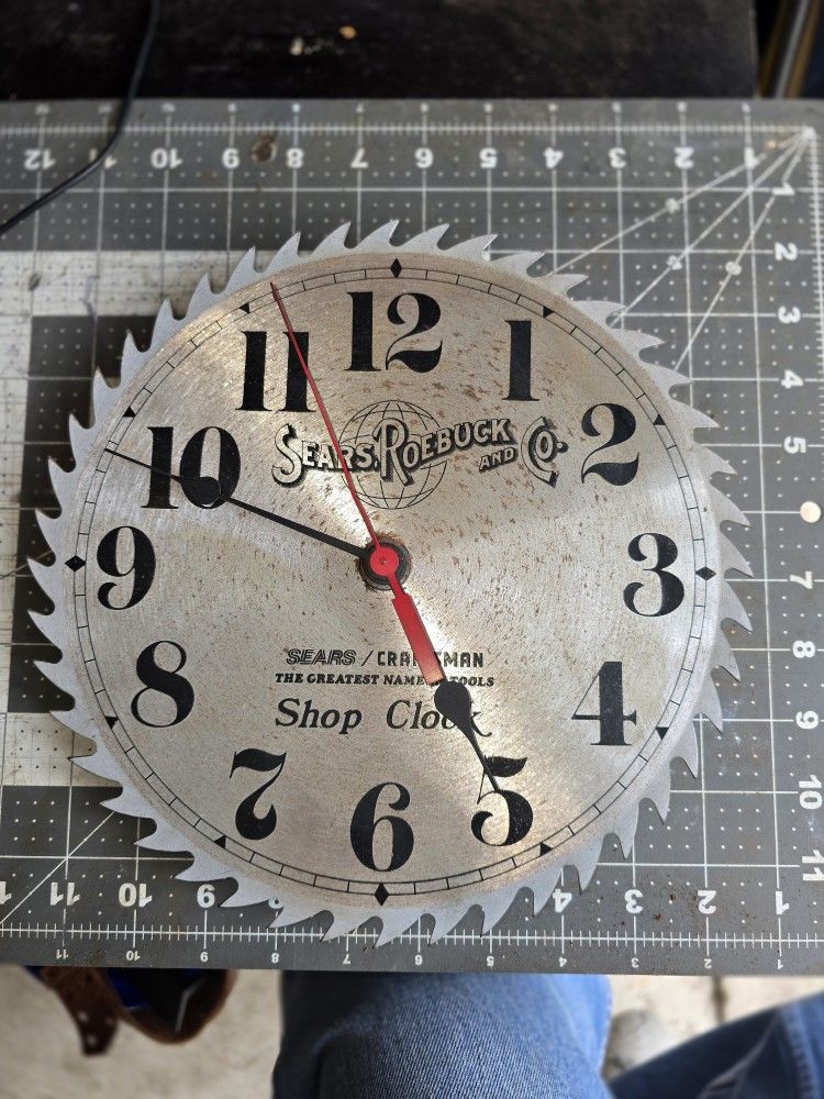Sears CRAFTSMAN Wall CLOCK 10 INCH USA Made🇺🇸