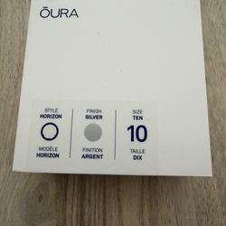 Oura Ring Gen 3 Horizon Silver – Size 10 – Complete in Box