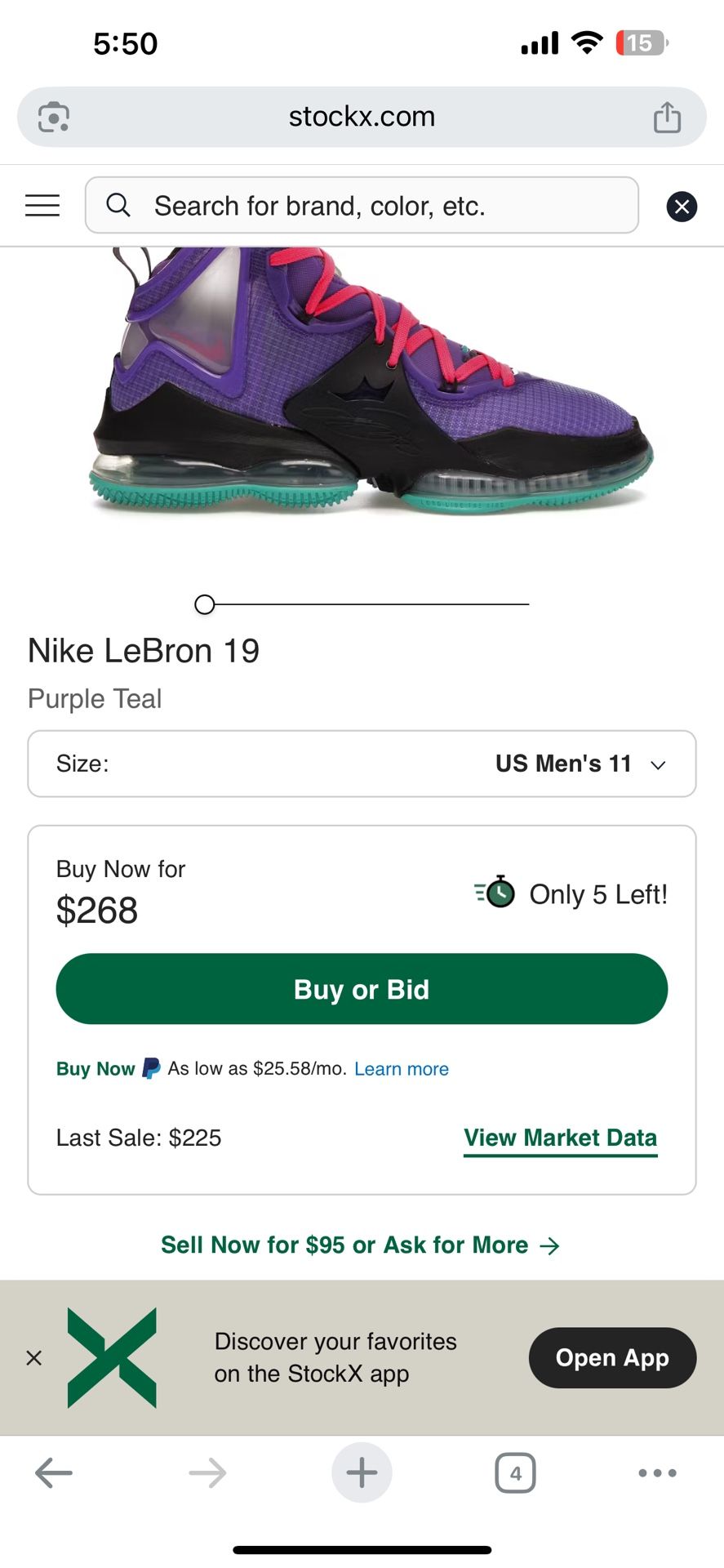 Lebron 19 Size 11