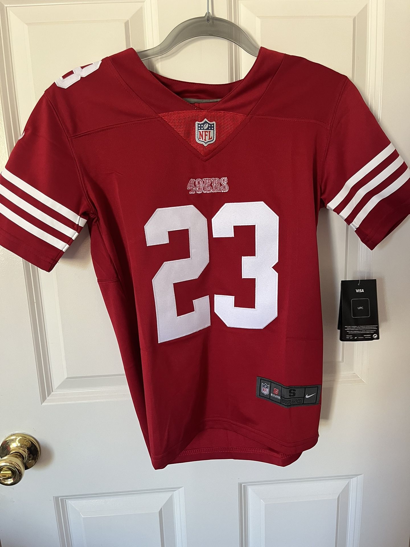 Youth San Francisco 49ers Christian McCaffrey Red Scarlet Jersey