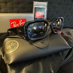 New RayBans - Box, Pouch Cloth All Included