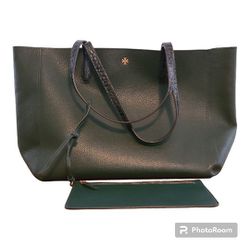  Tory Burch Blake Tote bag in Black : Clothing, Shoes & Jewelry