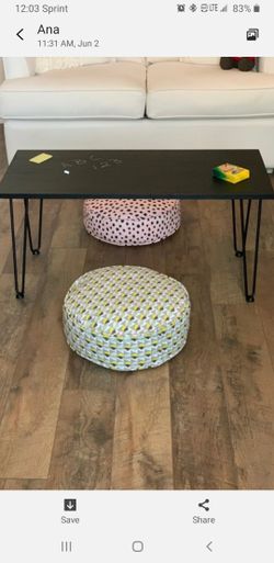 Kids chalkboard table