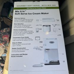 Cuisineart Soft Serve Machine Brand New 