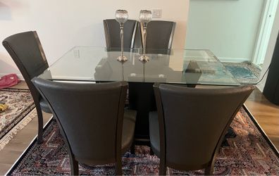 Dining table with chairs