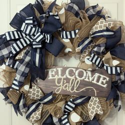 Farmhouse Door Wreath 