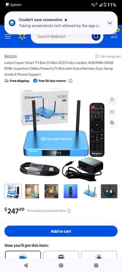 Superbox S5 Max en buenas condiciones trabajando Bien no Trae El remote control