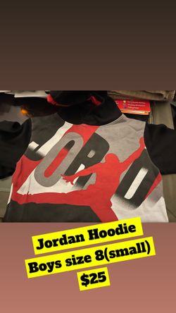 Jordan hoodie Boys Size 8 $25