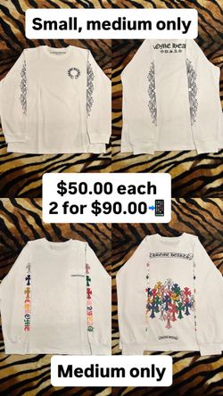 Chrome Hearts Long Sleeve T-Shirts