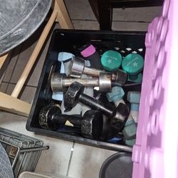 EXERCISE EQUIPMENT ASSORTED. $5 AND UP!!!