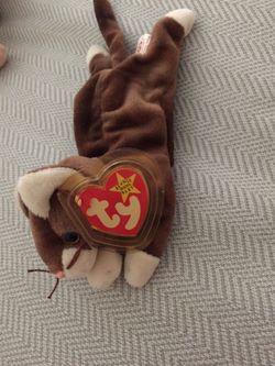 Pounce Beanie Baby Mint