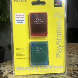PS2 Memory Card Blister Pack (NEW/OPEN BOX)