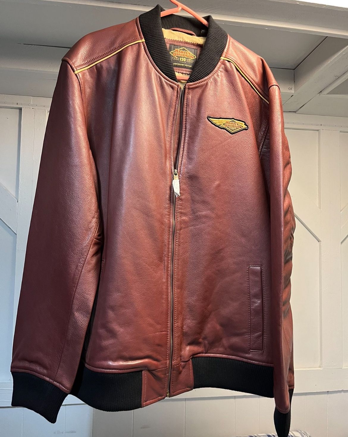 Harley Davidson Men’s XL Leather Jacket New
